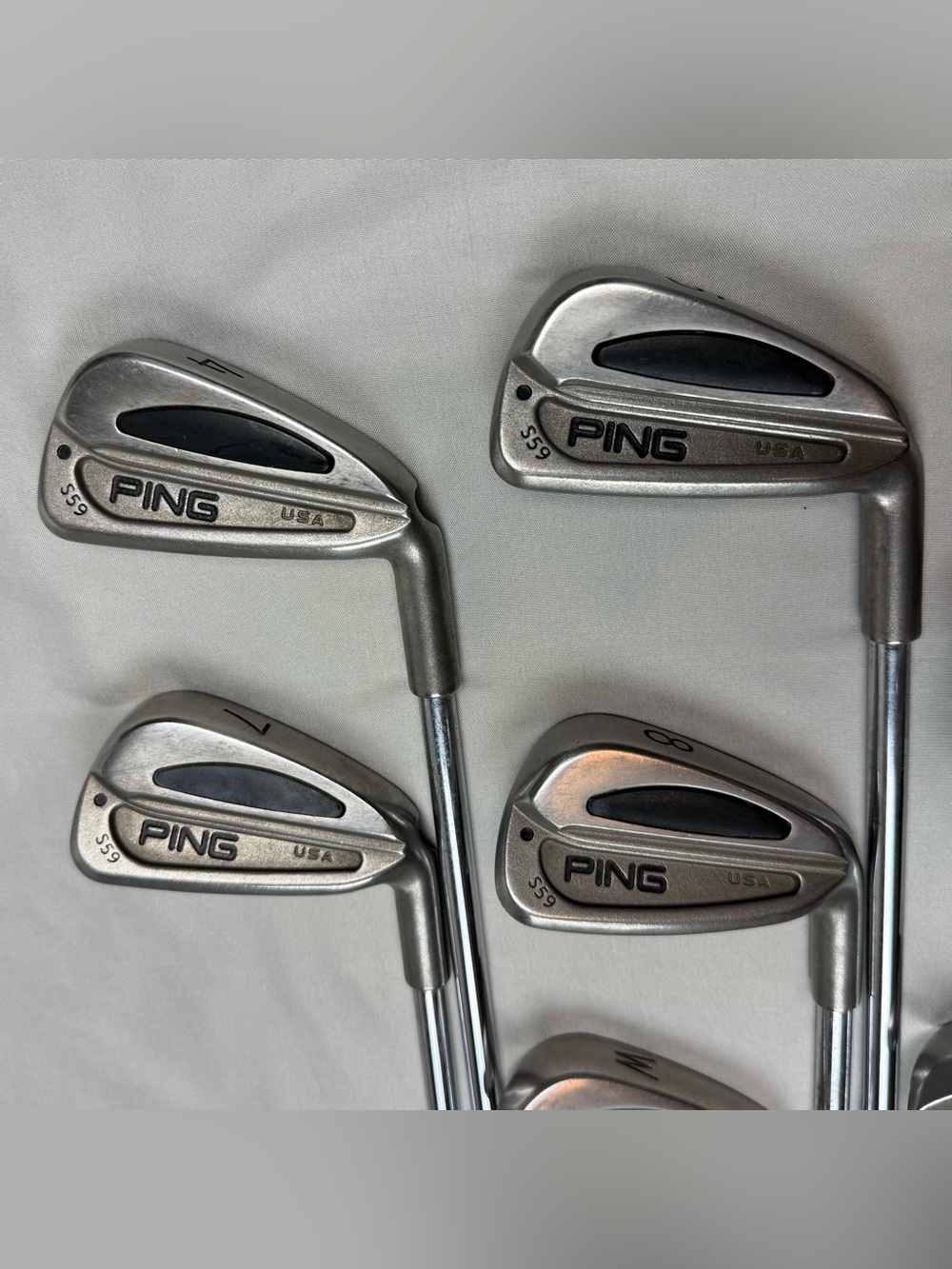 Ping S59 Black Dot Iron Set 4-PW, 58° True Temper Z-Z65 Stiff Flex Right Handed - Picture 3 of 11
